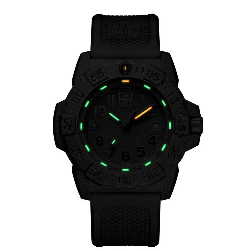 Luminox Navy Seal Mens Watch with Black Dial and Black Strap XS.3501.BO.F