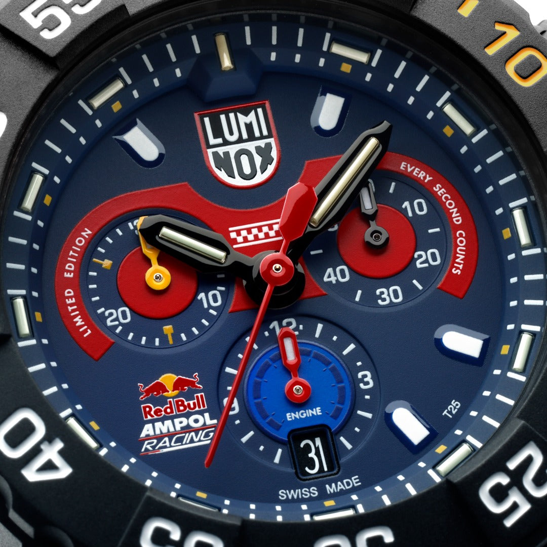 Luminox RED BULL AMPOL RACING Mens Watch with Blue Dial and Blue Strap XS.3581.ARB.N