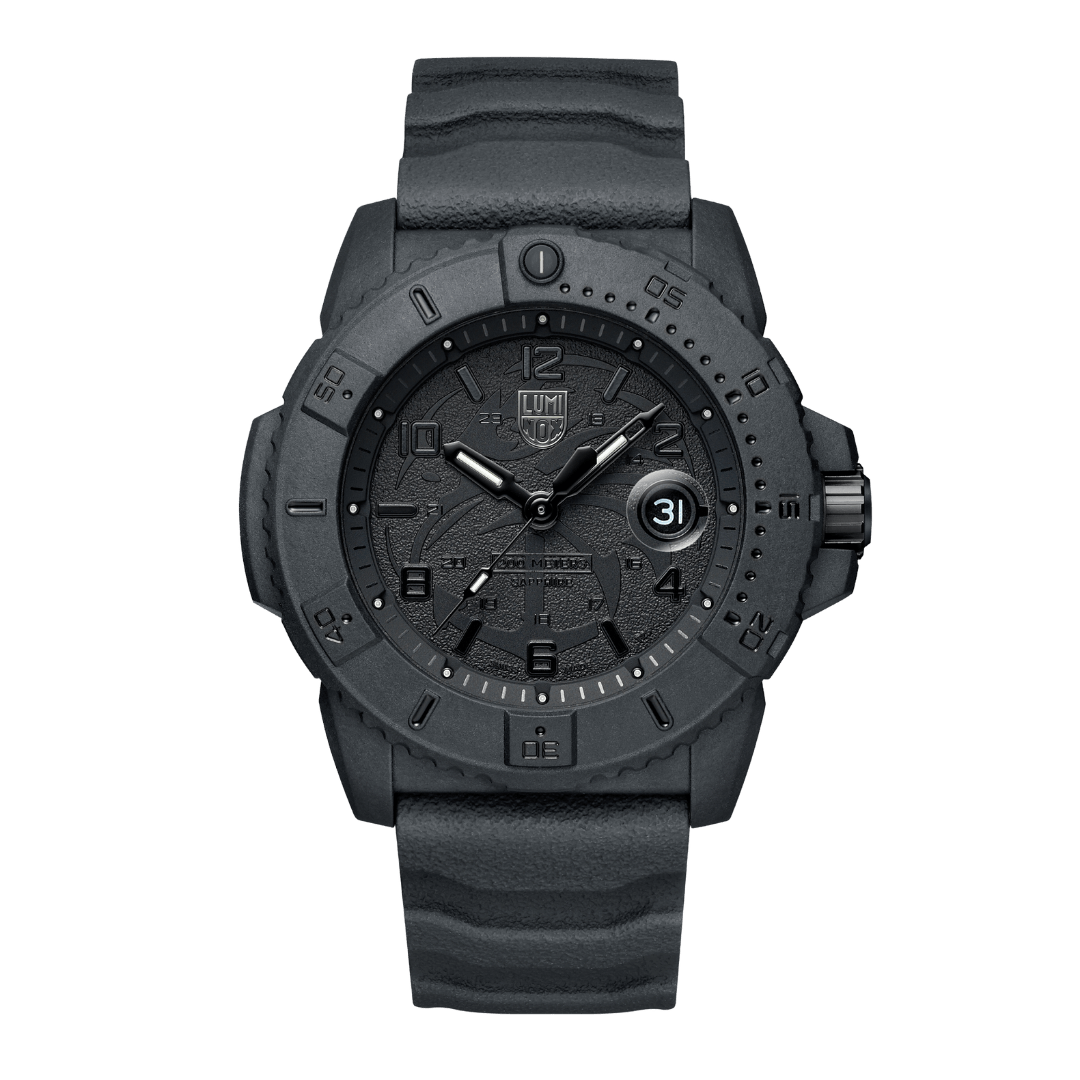 Luminox Navy Seal Foundation Mens Watch with Black Dial and Black Strap XS.3601.BO.NSF