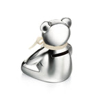 D for Diamond Teddy Bear Money Box Y413