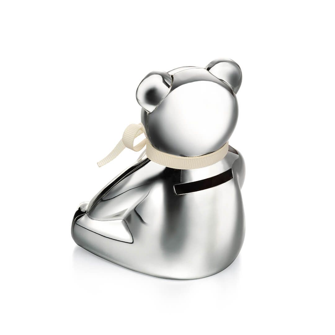 D for Diamond Teddy Bear Money Box Y413