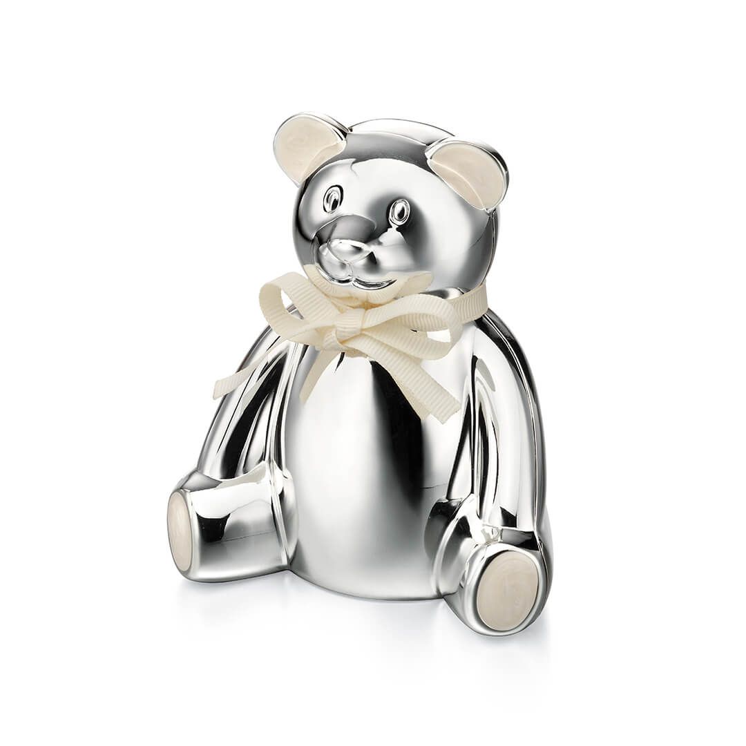 D for Diamond Teddy Bear Money Box Y413