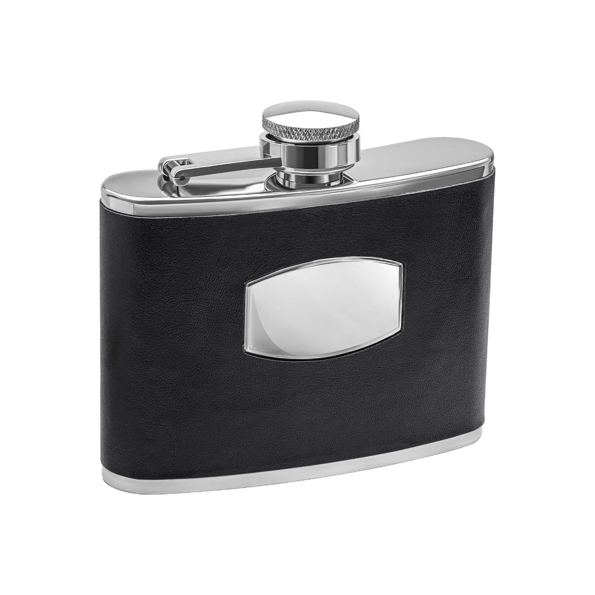 Fred Bennett Leather and Stainless Steel Hip Flask Y425