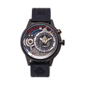 The Electricianz SteelZ DARK Z Mens Watch with Black Rubber Strap ZZ-A3C/05